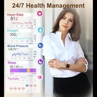 Smart Watch Fitness Tracker - Advanced Wireless Calling, Music Player, Health & Fitness Monitor with Heart Rate, Blood Oxygen - Image 3