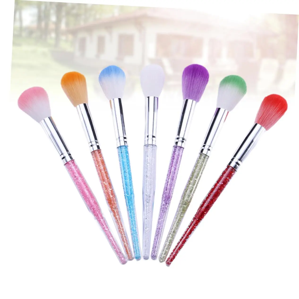 Description Picture 2 of itemYIKOOLIN Soft Fiber Nail Brushes Manicure Tools Cleaning Brush Gel Nail Accessories Remove Dust Powder Nail Pedicure Nail Care