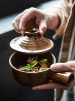 Casserole de Leurs oût avec couvercle, poterie d'aldéhyde, petite marmite à micro-ondes, claypot domestique, bouillie de riz, marmite à soupe haute température 2