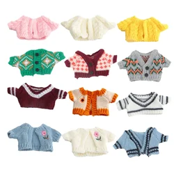 Doll Clothes for 20cm Korea Kpop EXO Dolls Plush Star Doll's Clothing Sweater Stuffed Toy Outfit for Idol Dolls Accessories