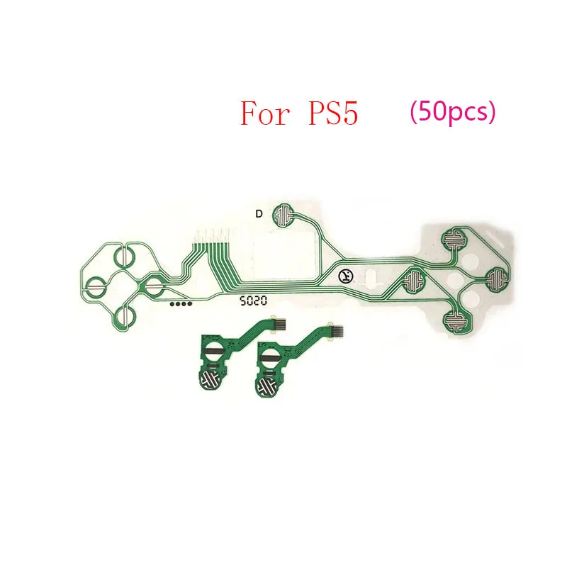 50Set Originale Per Controller Ps5 Pellicola Conduttiva V1.0 V2.0 V3.0 Sostituzione Per Controller Ps5 Sostituzione Pellicola Conduttiva
