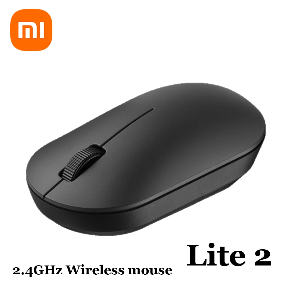  Xiaomi Wireless Mouse Lite 2 2.4GHz 1000DPI Ergonomic Optical Portable Computer Mouse Easy to carry gaming Mouses 