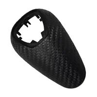 Car Shift Knob Head Cover Trim for BMW M2 F87 M3 F80 M4 F82 F83 M5 F10 Woven Carbon Fiber 1