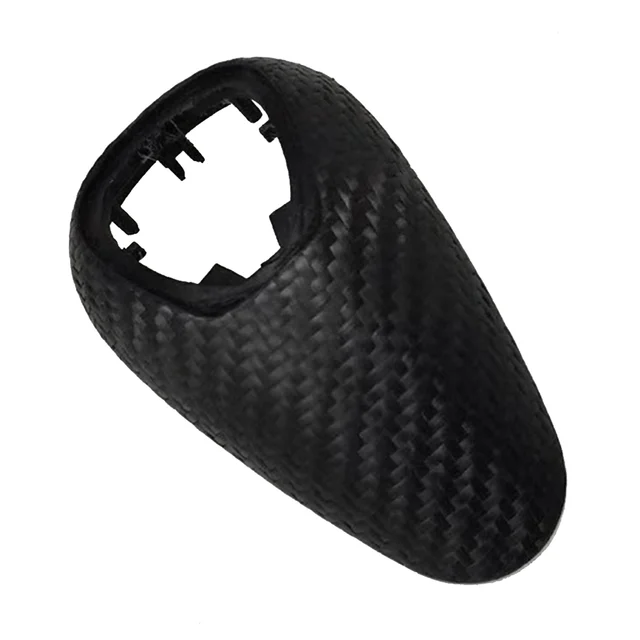 Car Shift Knob Head Cover Trim for BMW M2 F87 M3 F80 M4 F82 F83 M5 F10 Woven Carbon Fiber 1