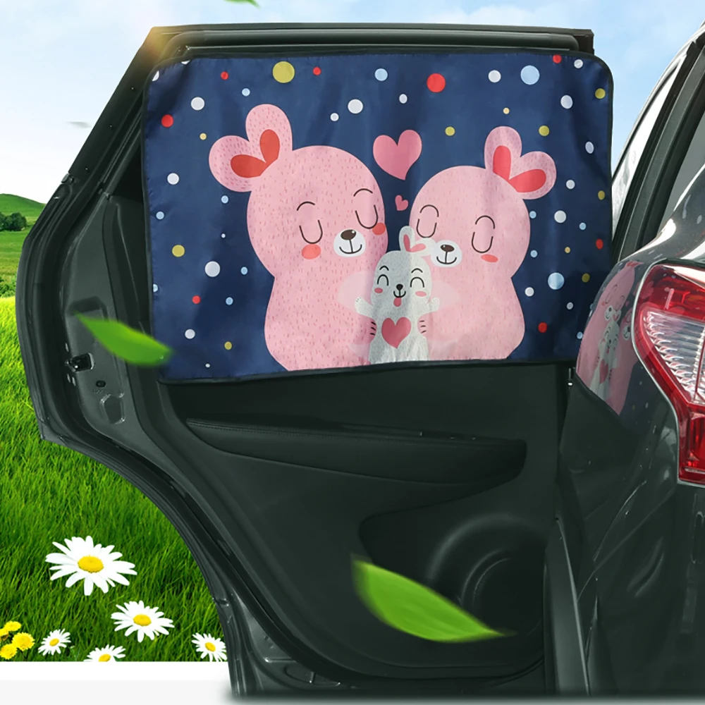 Car Sun Shade UV Protection Electrostatic Adsorption Car Window Sunshade  For Kids Universal Auto Curtain Outdoor Sunscreen - AliExpress