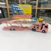 1:64 Scale Model Car Alloy Diecast Benz Unique Model × Tiny Double Decker Car Trailer LHD Diecast Model Car for Girl Boy Gifts 3