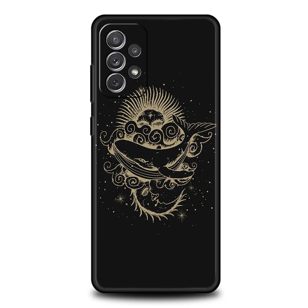 Astrological Suns Moons Clouds Soft Shell Phone Case