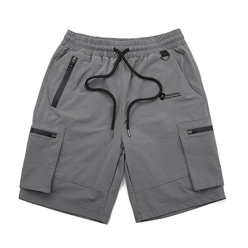 Men's Fashion Multi Pocket Sports Shorts Fitness Woven Jogging Hot Pants Breathable Running Sweatshorts Men Casual Shorts
