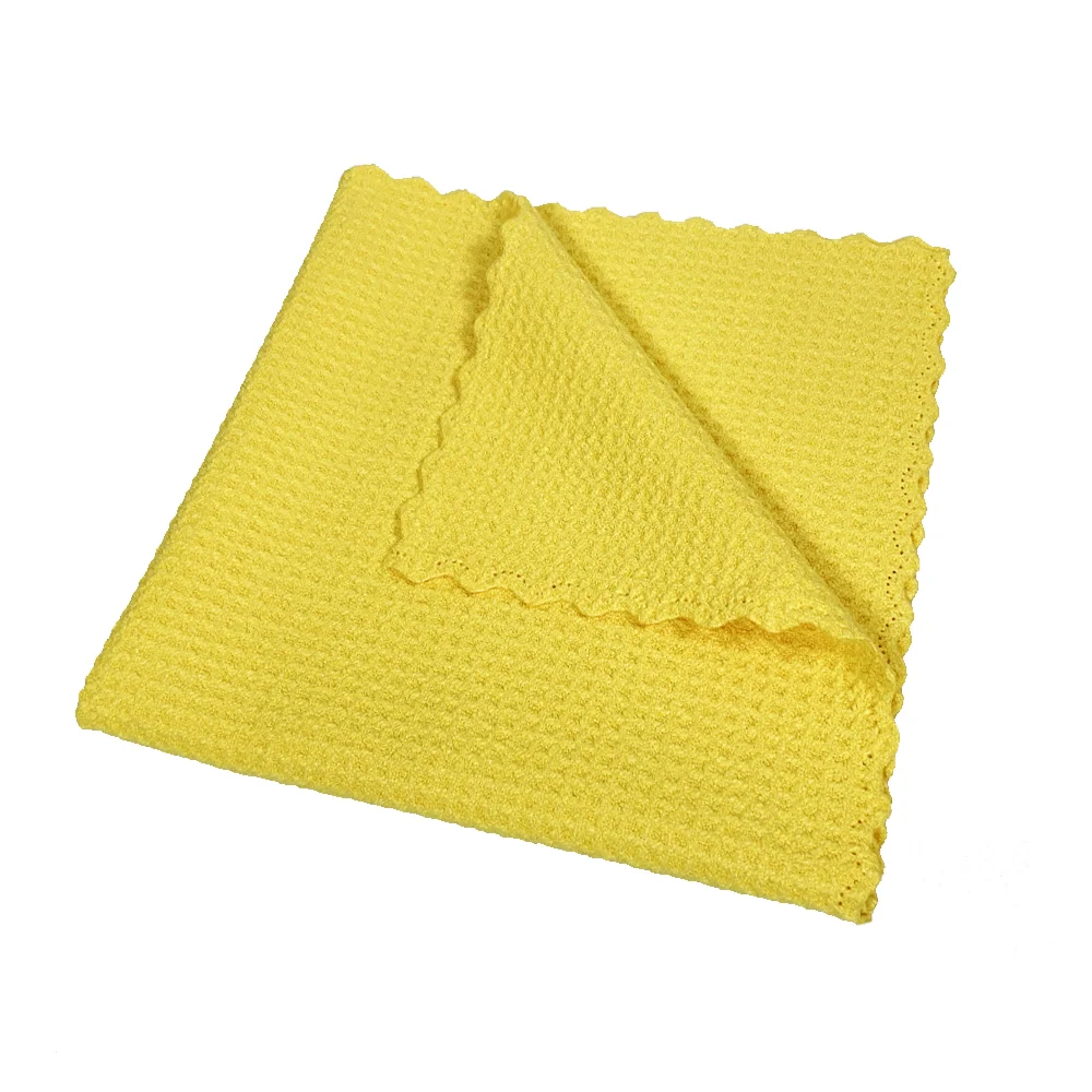 DetailingKing edgeless glass waffle towel microfiber waffle weave cloth 40x40CM super absorbent car glass towel microfiber towel microfiber cleaning cloths microfiber washing towel microfiber car towel microfiber towels cleaning cloth fiber towel fiber car wipes car drying towel glass cleaning towel drying cloth