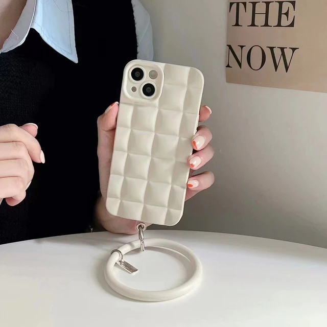 Plain Smooth TPU ice Trays Classic Black White Color Phone Case