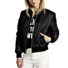 Women Thin Jackets Tops Basic Spring Autumn Casual O-neck Jacket 2