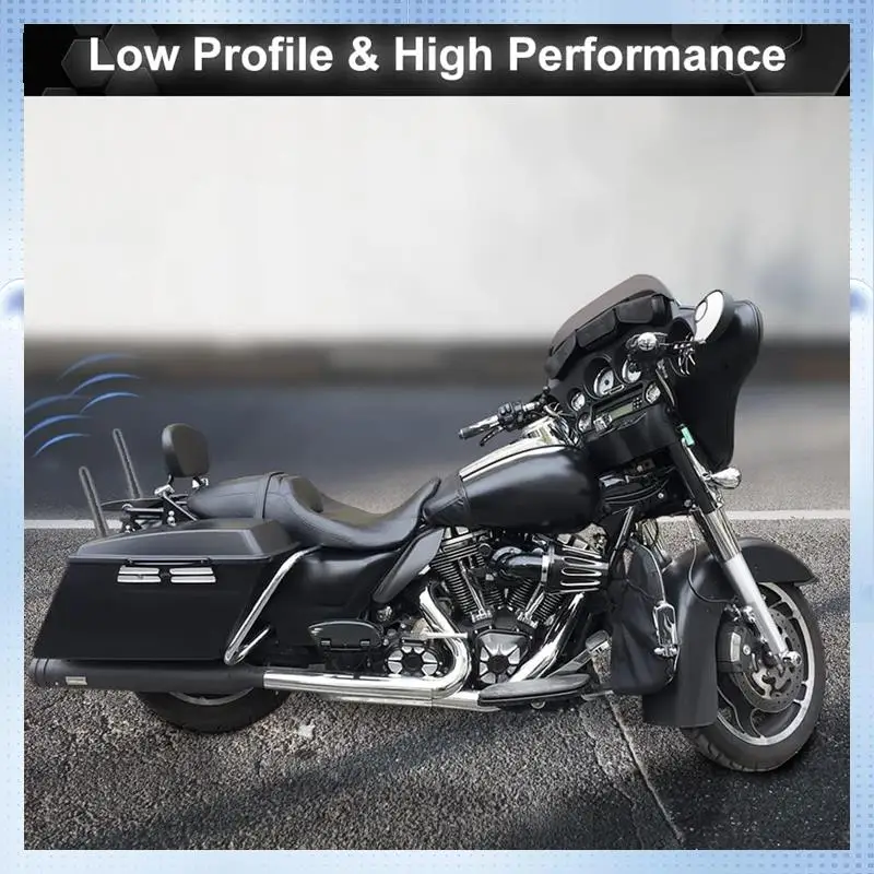 N61R-오토바이 안테나 - FM/AM 수신용 Davidson Trike Touring Glide Ultra용 2팩 7인치 안테나