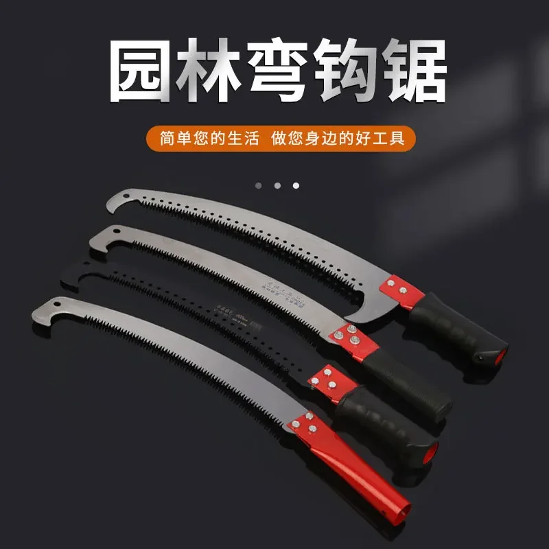 

1Pc Curved structure Saw Secateurs Gardening Pruner Tree Trimmers garden fruit tree pruning tool for Woodworking Hand Saw
