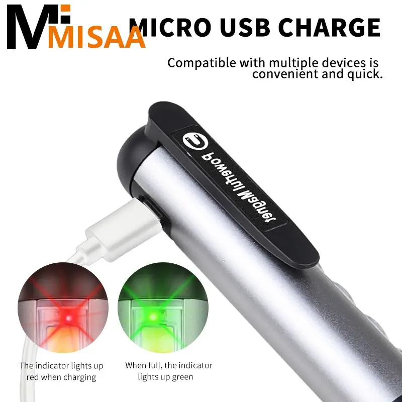 

Powerful Rechargeable Lamp Usb Charging Flashlight Led Flashlight Camping Lantern Battery Flashlight Power Bank