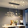 Modern Dining Room Pendant Light LED Smart Remote Control Dining Table Hanging Lamp Luxury Lustre Home Indoor Decor Chandelier 1