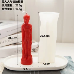 Handcrafted Silicone Mold Set for Artistic Candle and Statue Creation (83000090)