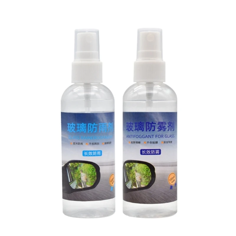 

100ml Cleaning Agent Glass Anti Fog/Rainproof Agent Hydrophobic Coating Spray Car Windshield Anti Rain Anti Fog Agent