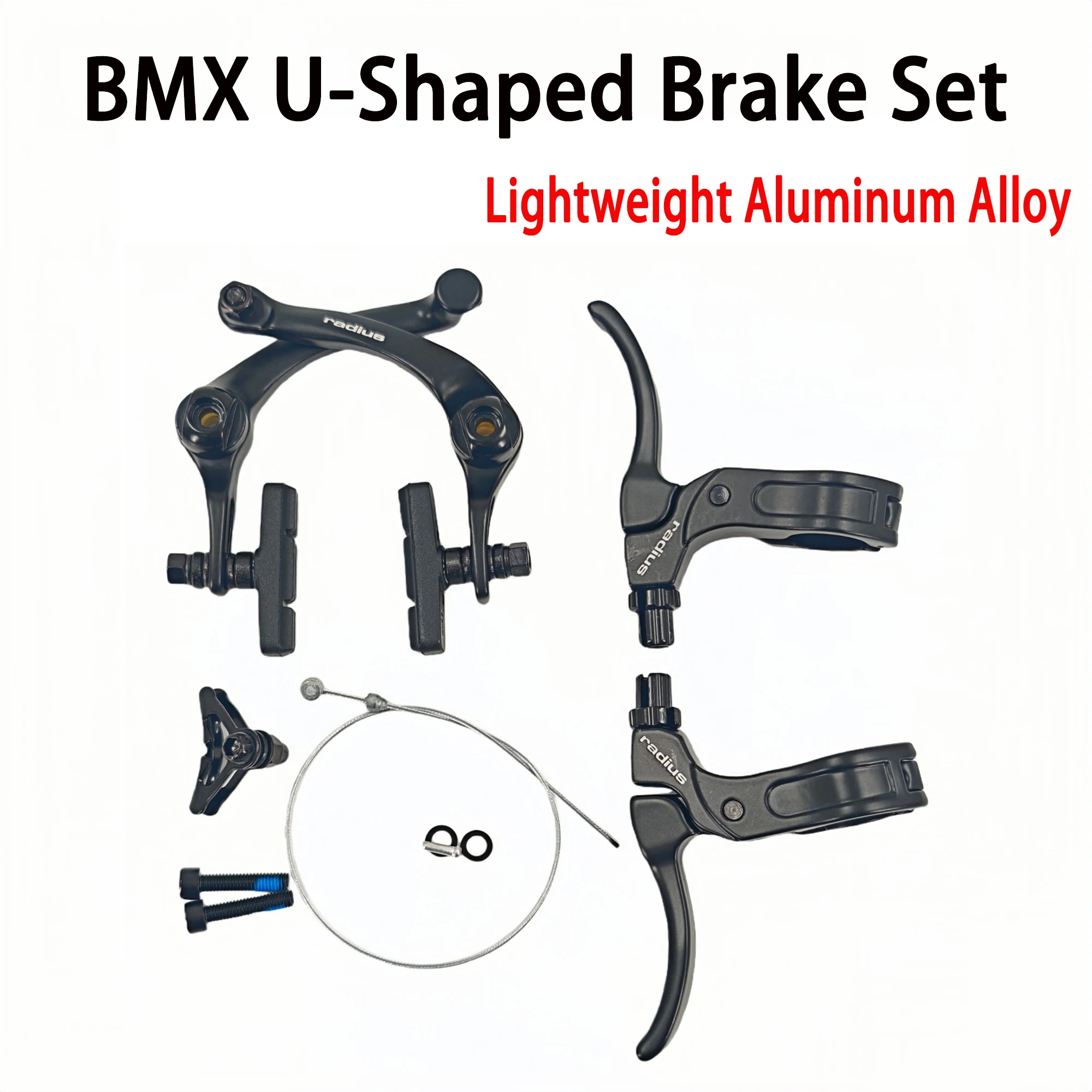 Kit Freno BMX Jet U-Brake Completo – Leva, Cavo E Gancio Posteriori (Montaggio Facile)