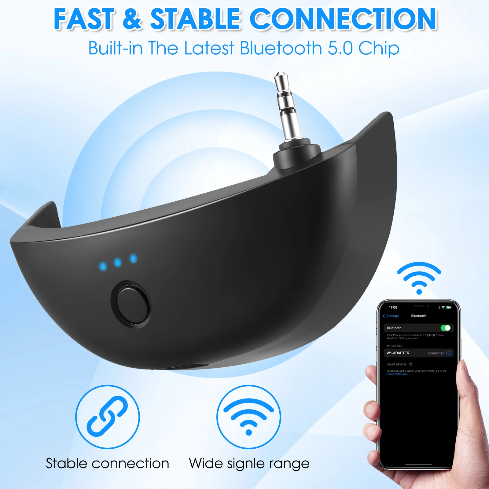 W1 Wire-controlled Headphone Bluetooth Adapter For Walker Series & ARM NEXT D20 Converter To Wireless Earmuffs Converter 3