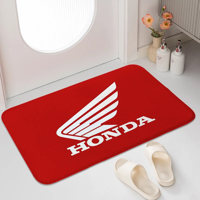

Foot Mat H-Hondas Custom Bedroom Bathroom Rug Soft Flannel Outdoor Entrance Doormat Living Room Hallway Entryway Non Slip Carpet