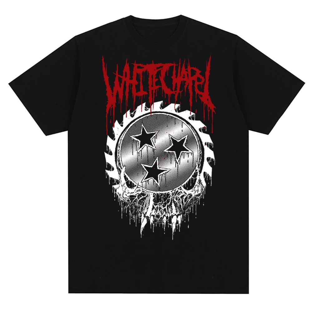 Erkek Tişört Giyim Unisex Whitechapel Deathcore Band 3D Baskılı Tişörtler Günlük Üstler Kısa Kollu Moda Büyük Boy_voghion.com