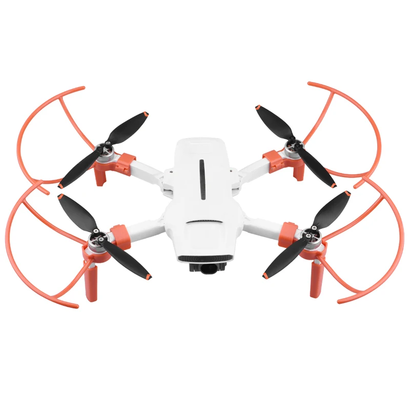Blade Protection Cover Anti-Collision Propeller Protector Guard and Increased Landing Gear for FIMI X8 MINI Drone,Orange