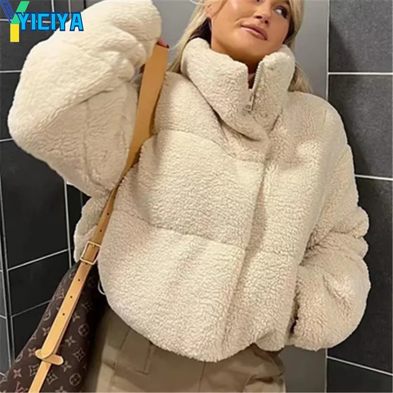 

YICIYA Women's Winter Jacket Large Size Parkas 2023 Warm Thicken Fashion Coats Oversize Casual Jacket Streetwear Spliced Parkas