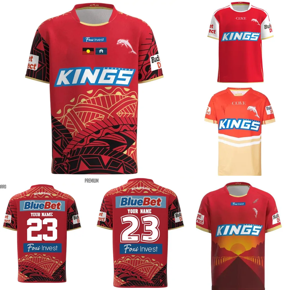 

Dolphins 2023 Mens Indigenous Jersey 2023/24 DOLPHINS HOME RUGBY TRAINING JERSEY SHORTS size S--3XL-5XL