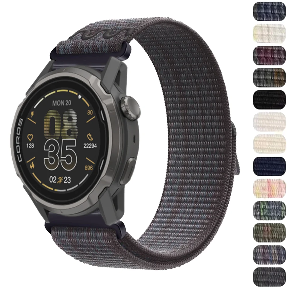 Breathable Nylon Loop Sports Strap, 22/20mm