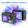 CERASTES 5K WiFi Anti-shake Action Camera 4K 60FPS Dual Screen 170° Wide Angle 30m Waterproof Sport Camera with Remote Control 3