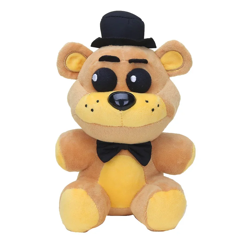 30cm Fnafs Plush Toys Fazbear Nightmare Fredbear Golden Freddy Plush Doll  El Chip Lefty Rockstar Foxy Stuffed - Movies & Tv - AliExpress