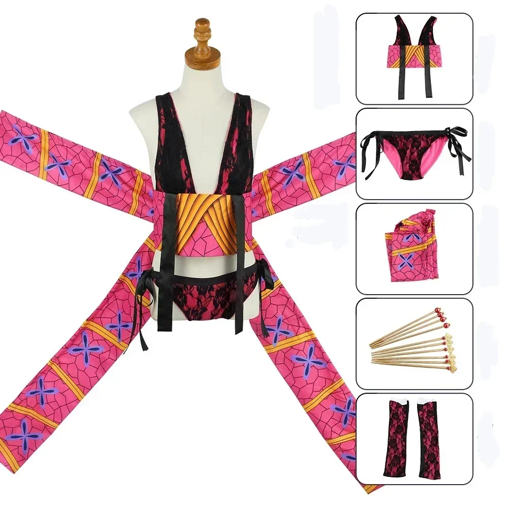 Demon Slayer Daki Upper Moon Six cosplay costume kimono dress