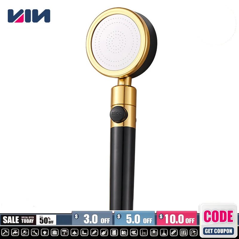 

Aluminium 360 Degree Rotating Rain Shower Filter Head High Pressure Universal Adjusting Nozzle Bathroom Bath Showerhead Spa