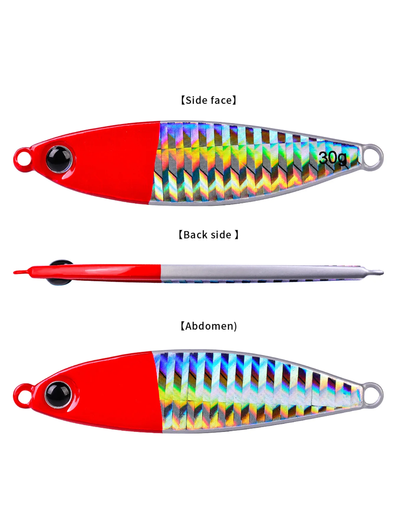  slider image of 5pcs pencil bait metal