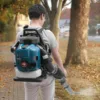 4 Stroke Gasoline Leaf Blower 75.6CC Backpack Cordless Gasoline Engine Leaf Blower for Yard Garden Lawn Care and Street Cleaning 4