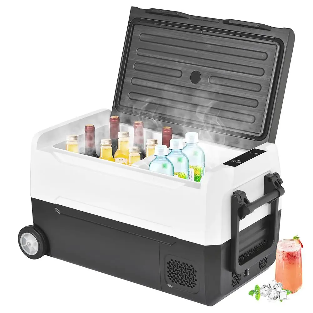 

Portable Compressor Car Cooling Box 31.5L Double Zone APP Control Electric Outdoors Vehicles Camping Cool Box