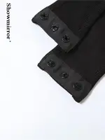 Hauts gothiques Y2k, vêtements sexy épicés ajourés, body nigh clubwearr ashion, patchwork pour femmes, combinaison ajustée, t-shirts 6