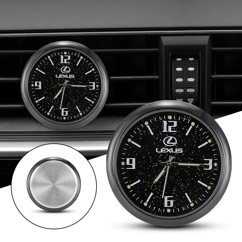 Für Lexus ES RX IST RX330 IS250 ES300h RX350 UX CT Leuchtende Auto Uhr Autos Interne Stick-On Uhr Mechanik quarz Uhren