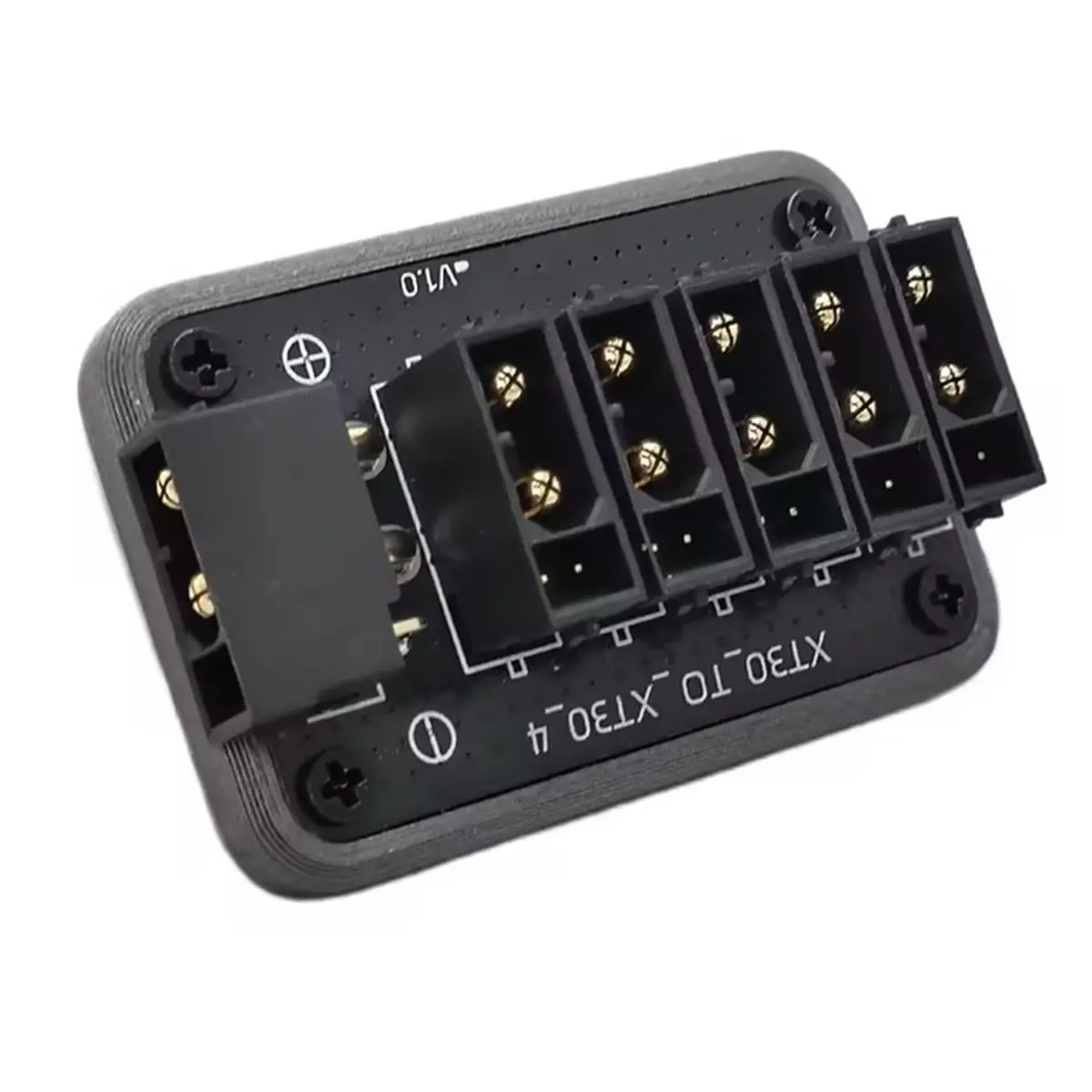 ABGN 50A XT30 (2+2) 전원 분배 보드는 로봇 RC 자동차/보트 DIY 액세서리용 CAN 프로토콜 5채널 출력을 지원합니다.