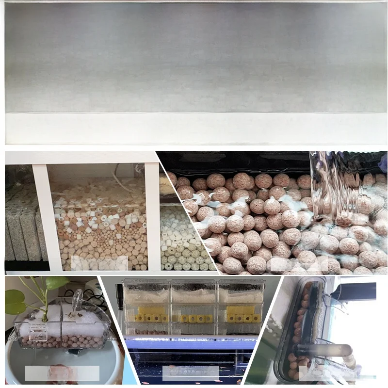 Nanometer Hollow Quartz Ball Aquarium Niten Bacteria Cerc Ring Water Purin Filter Material Drop Flow Box Usage