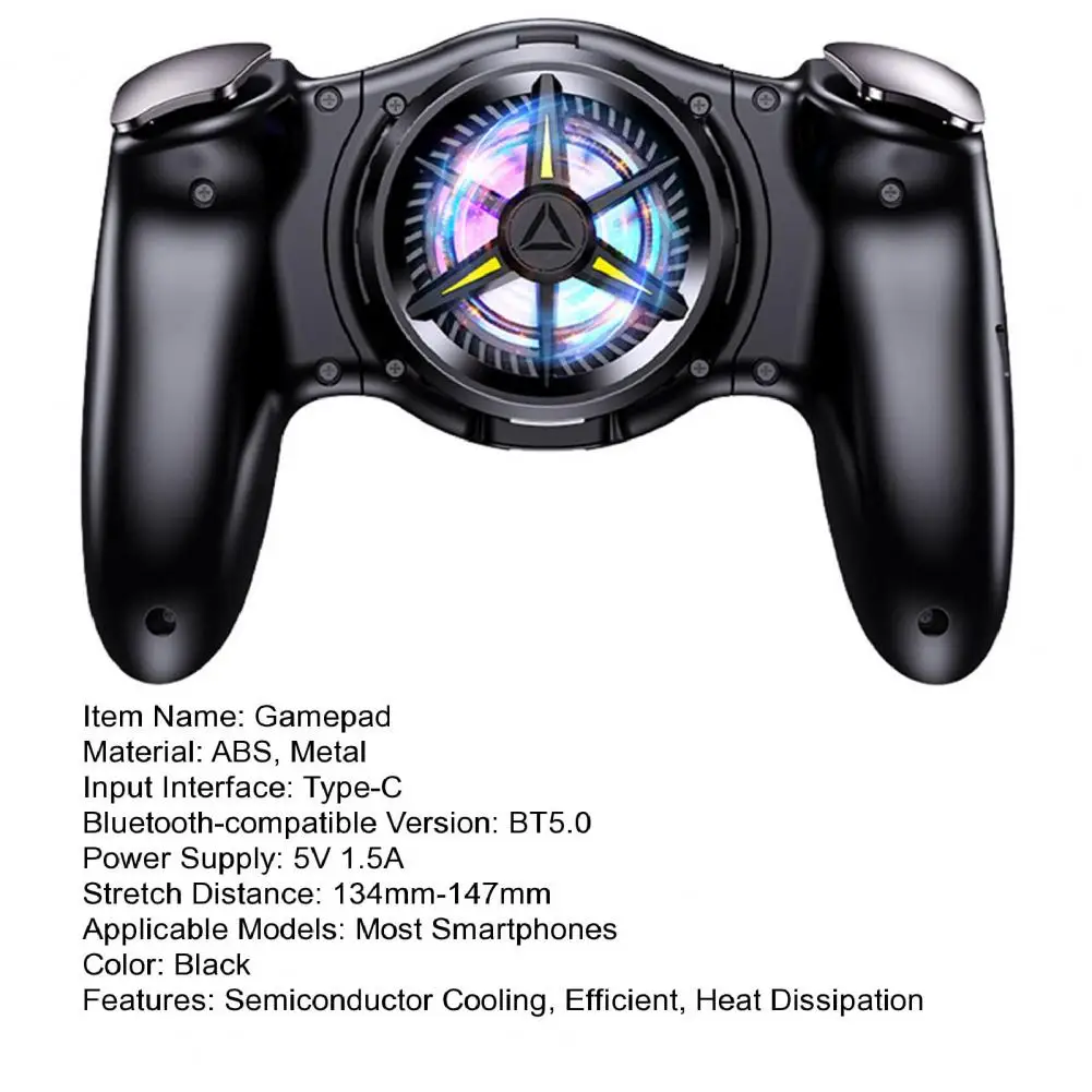 Mobile Phone Gamepad Semiconductor Cooling Efficient Heat Dissipation Gamepad For Ultimate Gaming Experience Game Controller