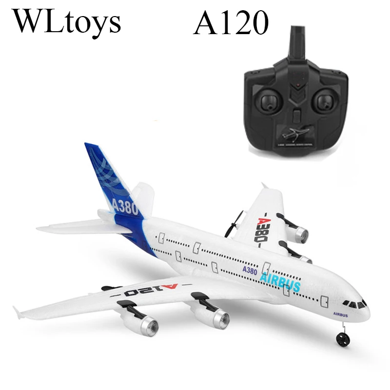 Wltoys-avião De Controle Remoto Xk A120, Modelo Air A380, 2.4 Ghz, 3  Canais, Epp, Rc, Asa Fixa, Rtf, Brinquedo De Verão - Aviões De  Radiocontrole - AliExpress