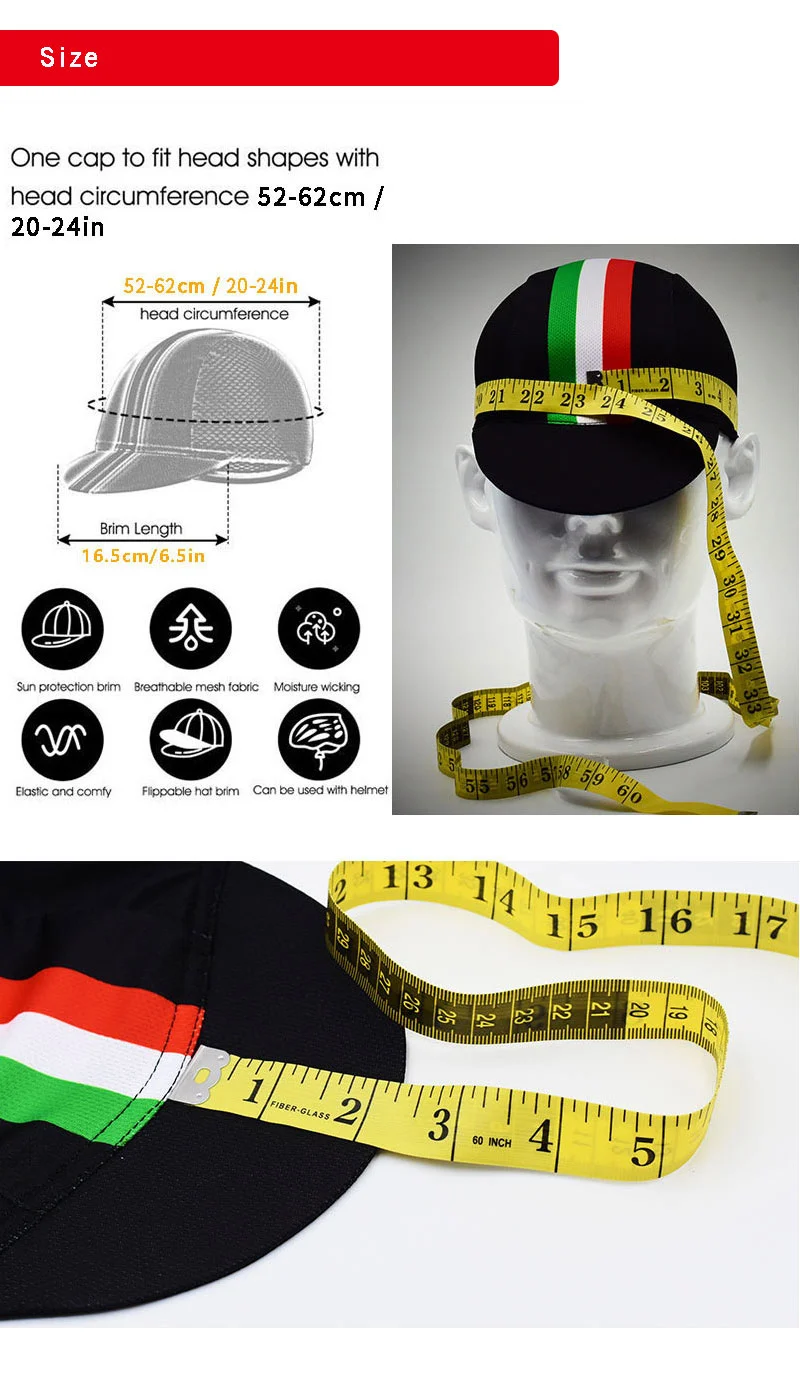 Description Picture 4 of itemNew CLassical Cat Funny Cycling Caps Breathable Unisex Gorra Ciclismo JIASHUO