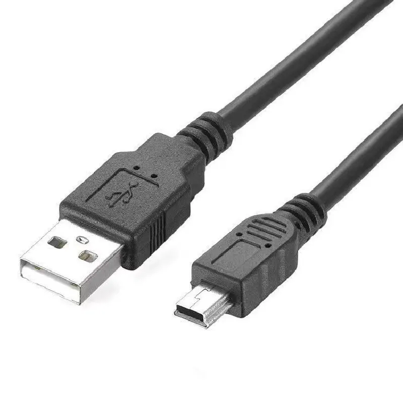미니 USB 5핀 V3 데이터 충전 케이블 5P-USB T자형 디지털 카메라 라인 USB 공용-5P 공용 데이터 케이블 (MP3용)