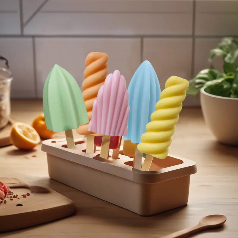 1pc Cute Teddy Bear Ice Cube Tray Flexible Food Grade Silicone Ice Cube Mold Trays For Freezer
