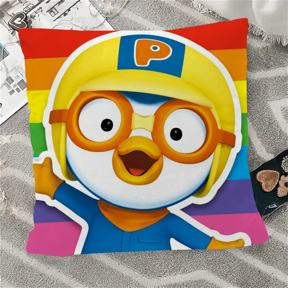 thumbnail image 1 of Funda de cojín Funda de almohada Funda de almohada Funda de almohada Fundas de cojines Pororo Penguin Fundas de almohada para cojines de sala de estar, 1 of 5
