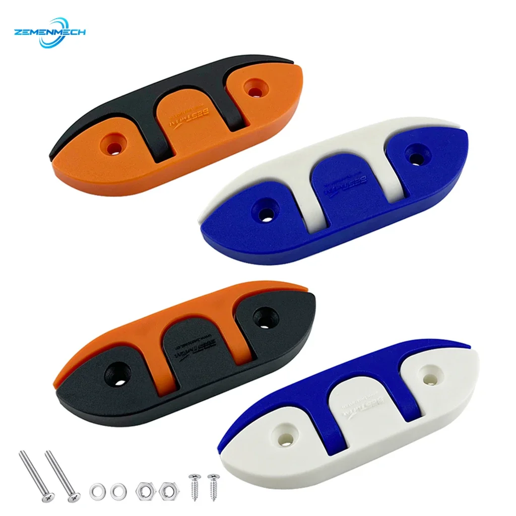 

120mm Nylon Sailboats Flip Up Folding Pull Up Cleat Dock Deck Boat Marine Kayak Hardware Line Rope Mooring Cleat Accessories