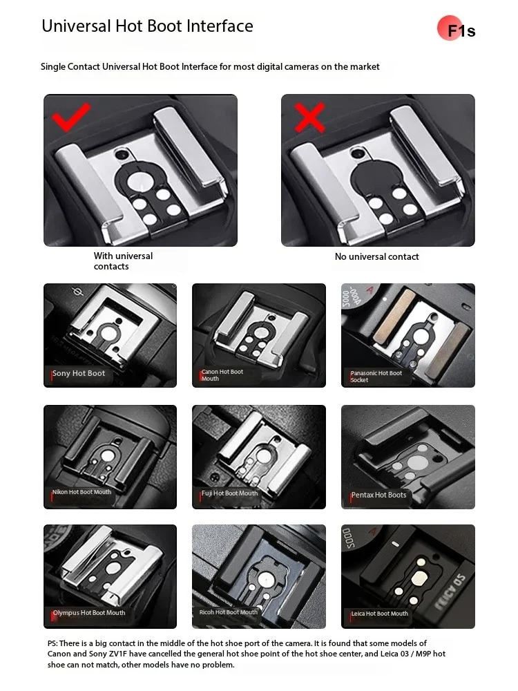 Description Picture 4 of itemMedalight F1 Mini Camera Flash Speedlite for Fuji/Iconic Brand/Nikon/Iconic Brand,Digital Film DSLR Cameras,Portable Mini hot Shoe Flashlight