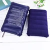 Foldable Pillow Outdoor Travel Sleep Pillow Air Inflatable Portable Break Rest Pillow Blue 4