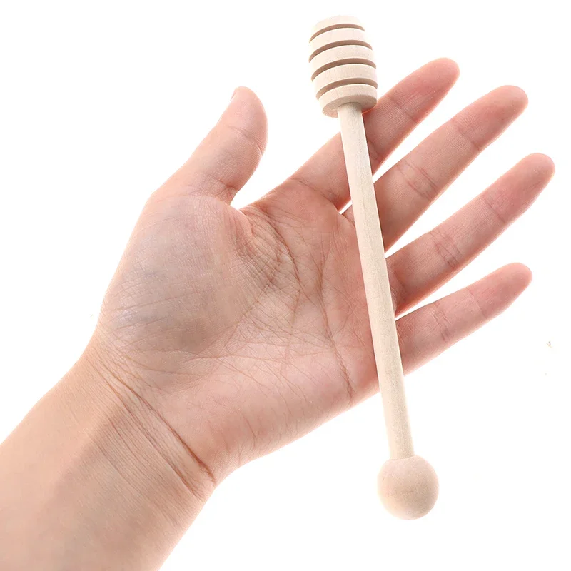 Mestolo Per Miele In Legno - Agitatore Multiuso Per Barattoli Con Manico Lungo - Foto 5